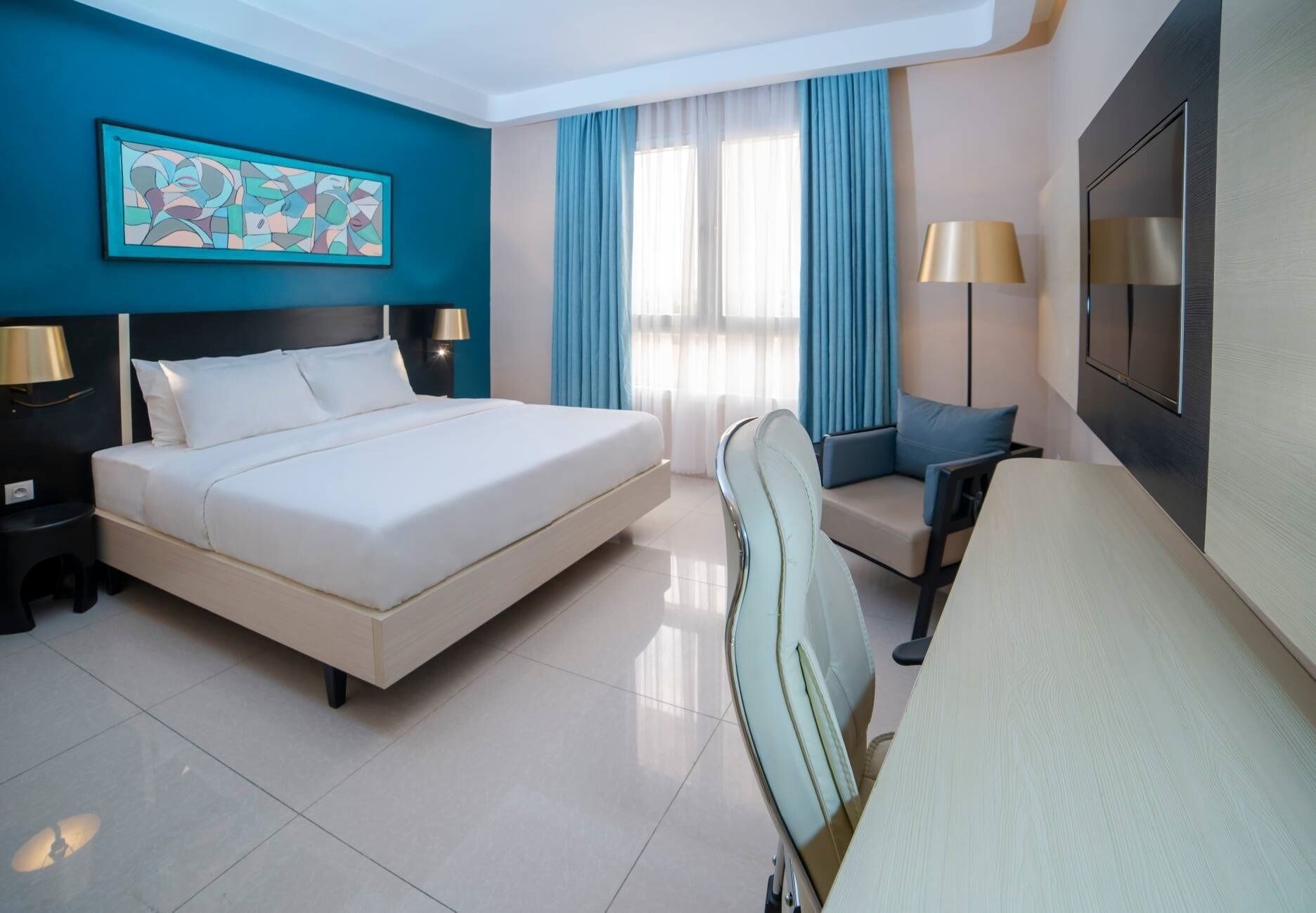 经典客房, 无烟房, 泳池景观