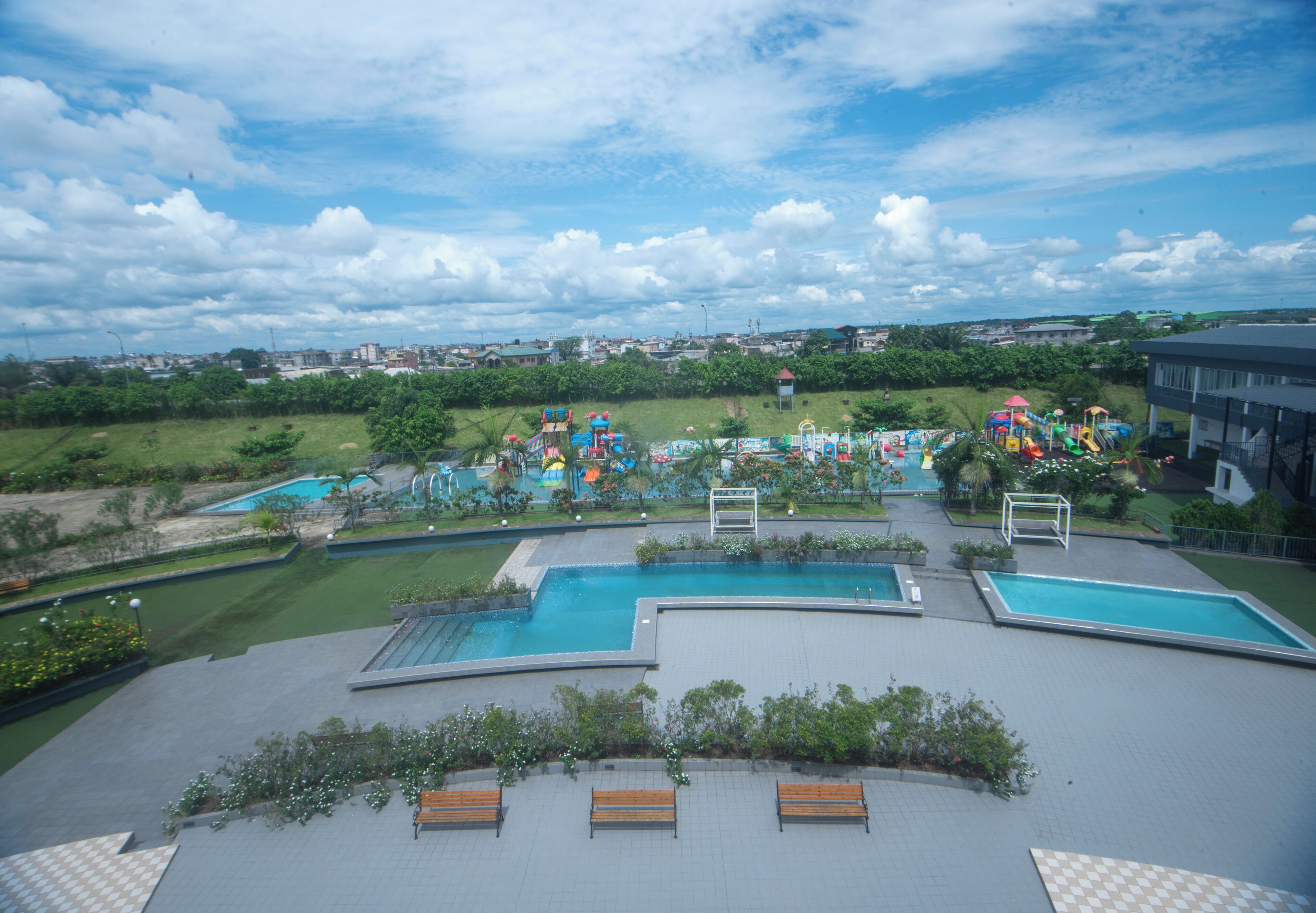 Standard Room, Non Smoking, Pool View | In-room safe, desk, laptop workspace, blackout curtains