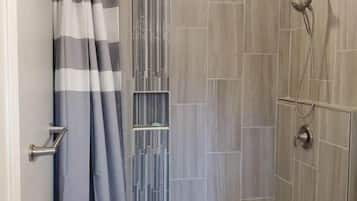Hair dryer, towels