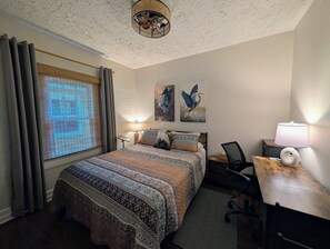 2 habitaciones, escritorio, wifi gratis y ropa de cama 