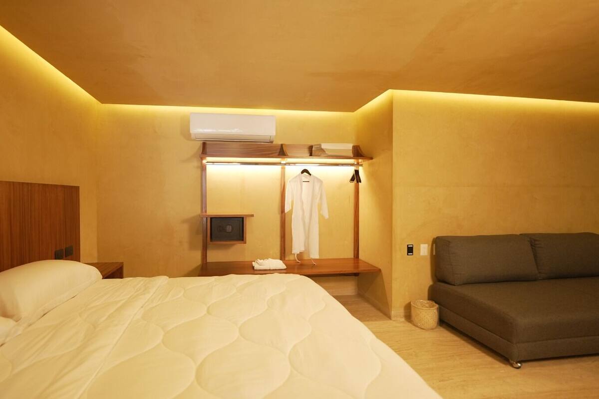 Svit Deluxe - utsikt mot innergården