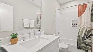 Hair dryer, towels