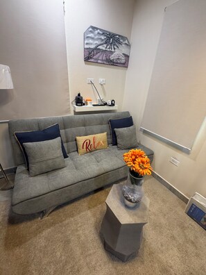 Living area - Your perfect home away from home 2bedroom apartment in peaceful Savaneta with AC (Savaneta)