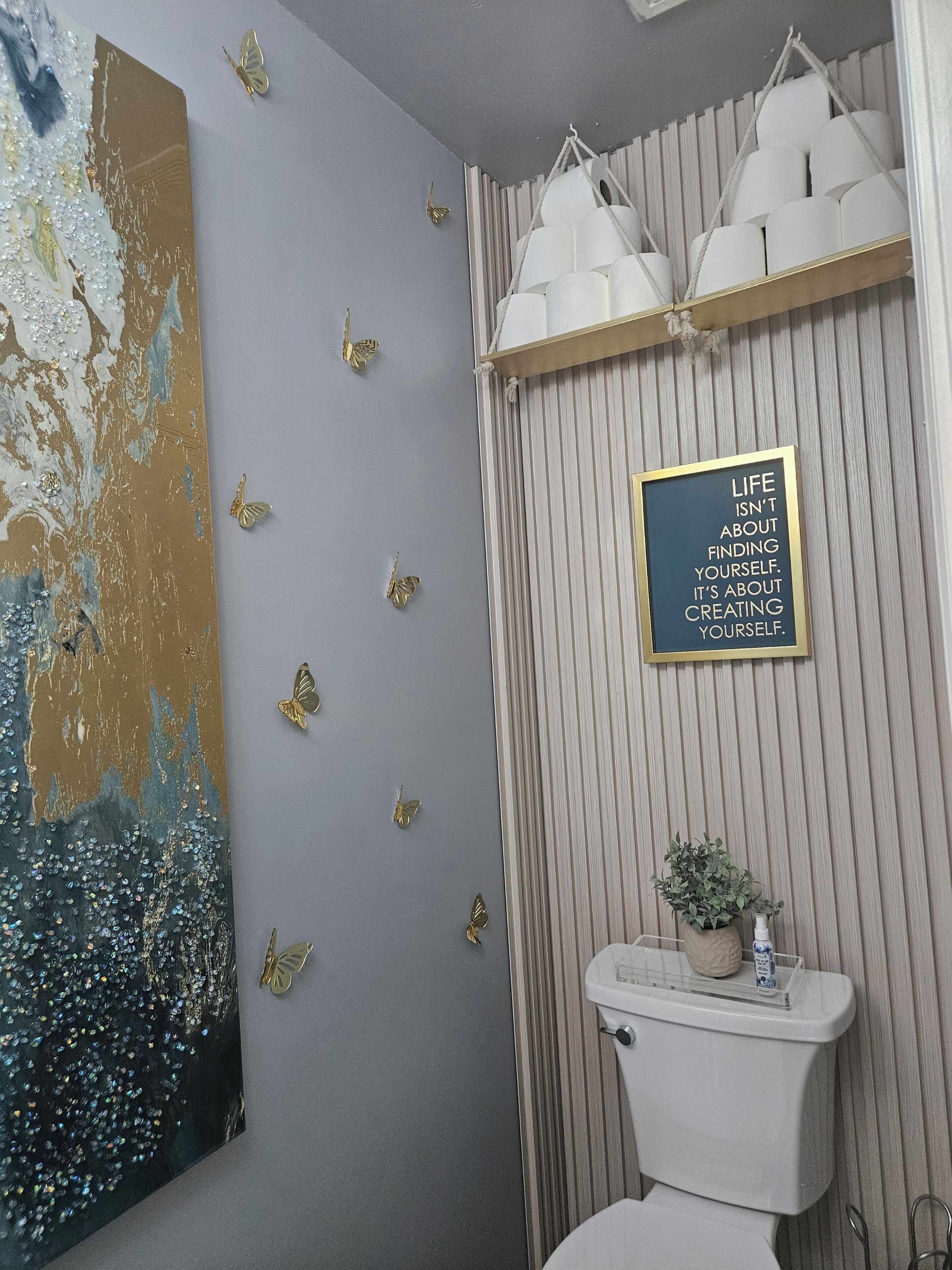 Dusche, Handtücher, Seife, Toilettenpapier