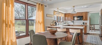 Modern Woodland Retreat on 107 Acres, 5BR/4BA, Le Claire, IA
