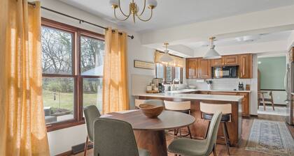 Modern Woodland Retreat on 107 Acres, 5BR/4BA, Le Claire, IA