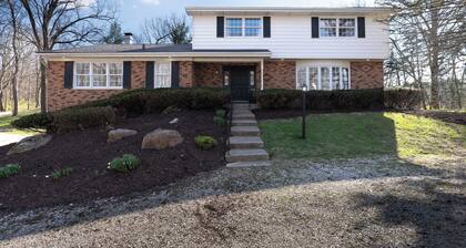 Modern Woodland Retreat on 107 Acres, 5BR/4BA, Le Claire, IA
