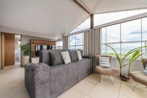 Living area - Pequeno Paraíso Flats Praia Bela (Pitimbu)