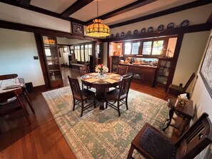 Dining - Historic Craftsman Bungalow Old Pasadena Rose Bowl 3 miles, LA Coliseum (Pasadena)