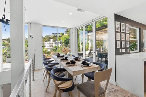 Hollywood Hills Vista | Decks & Fire Pit by C&C