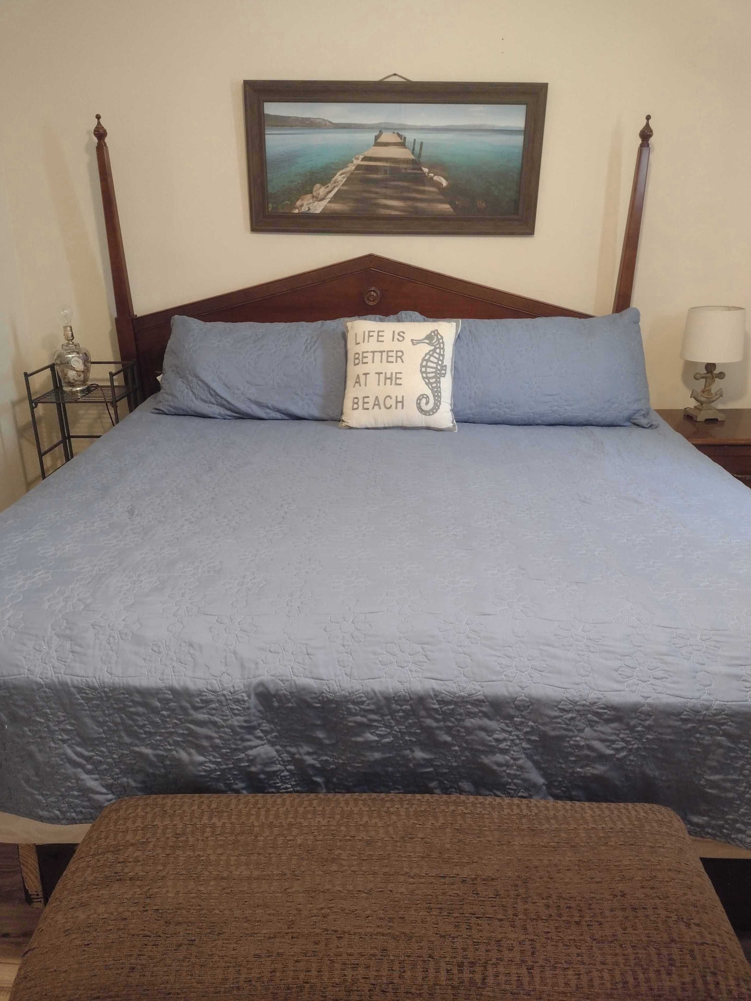 2 bedrooms, desk, iron/ironing board, free WiFi
