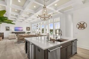 Interior - Rooftop GULF VIEWS! Private Pool, LSV/Golf Cart, Bikes! Walk 2 Beach! (Santa Rosa Beach)