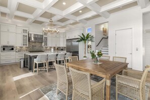 Dining - Rooftop GULF VIEWS! Private Pool, LSV/Golf Cart, Bikes! Walk 2 Beach! (Santa Rosa Beach)