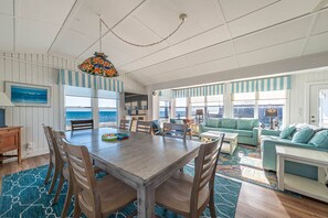 Interior - York - Duck, Carolina Dunes, Oceanfront, Ocean View, Hot Tub, Large Decks, Pets OK (Duck)