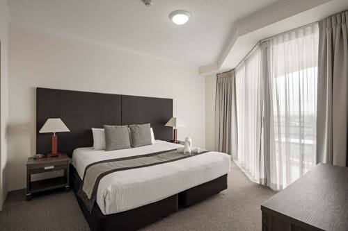 Departamento, balcón, vista al océano