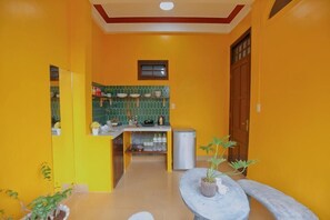 Family Studio, Balcony, City View | Private kitchen - Hue Imperial Hostel (Thuan Hoa)