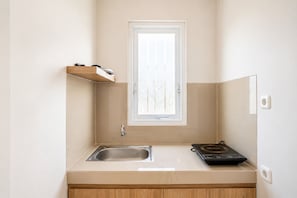 Mini-fridge, cookware/dishes/utensils - Double A Cozy Living (Tumbak Bayuh)