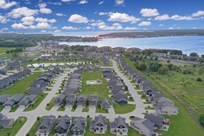 Aerial view - NEW LISTING...Interior Photos to come! Welcome to Okoboji Wave House! (Arnolds Park)