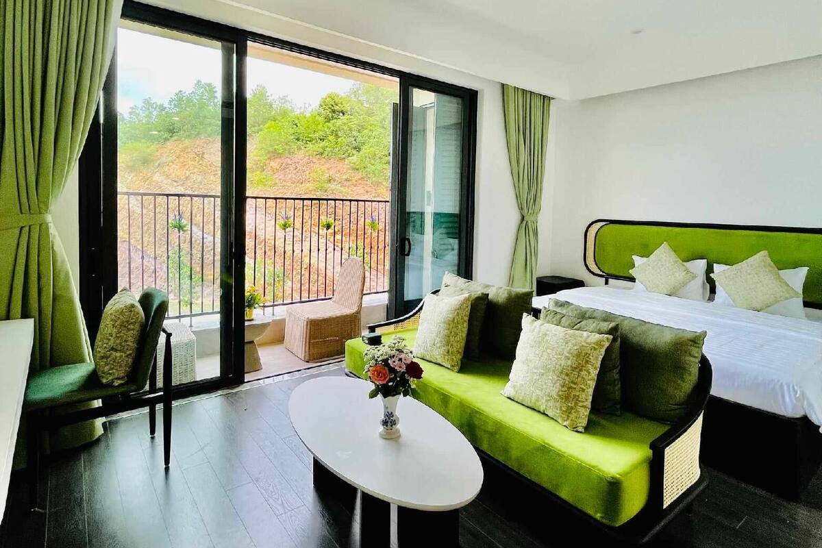 Comfort-Studiosuite, Balkon, Bergblick
