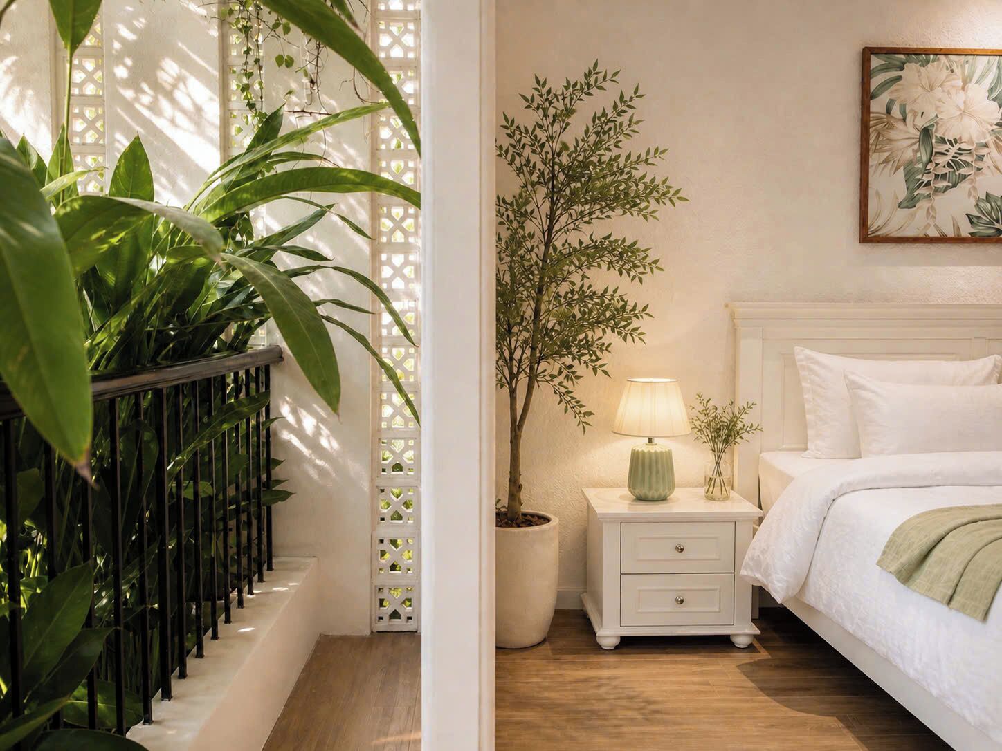 Deluxe Double Room, Garden View | Free WiFi, bed sheets