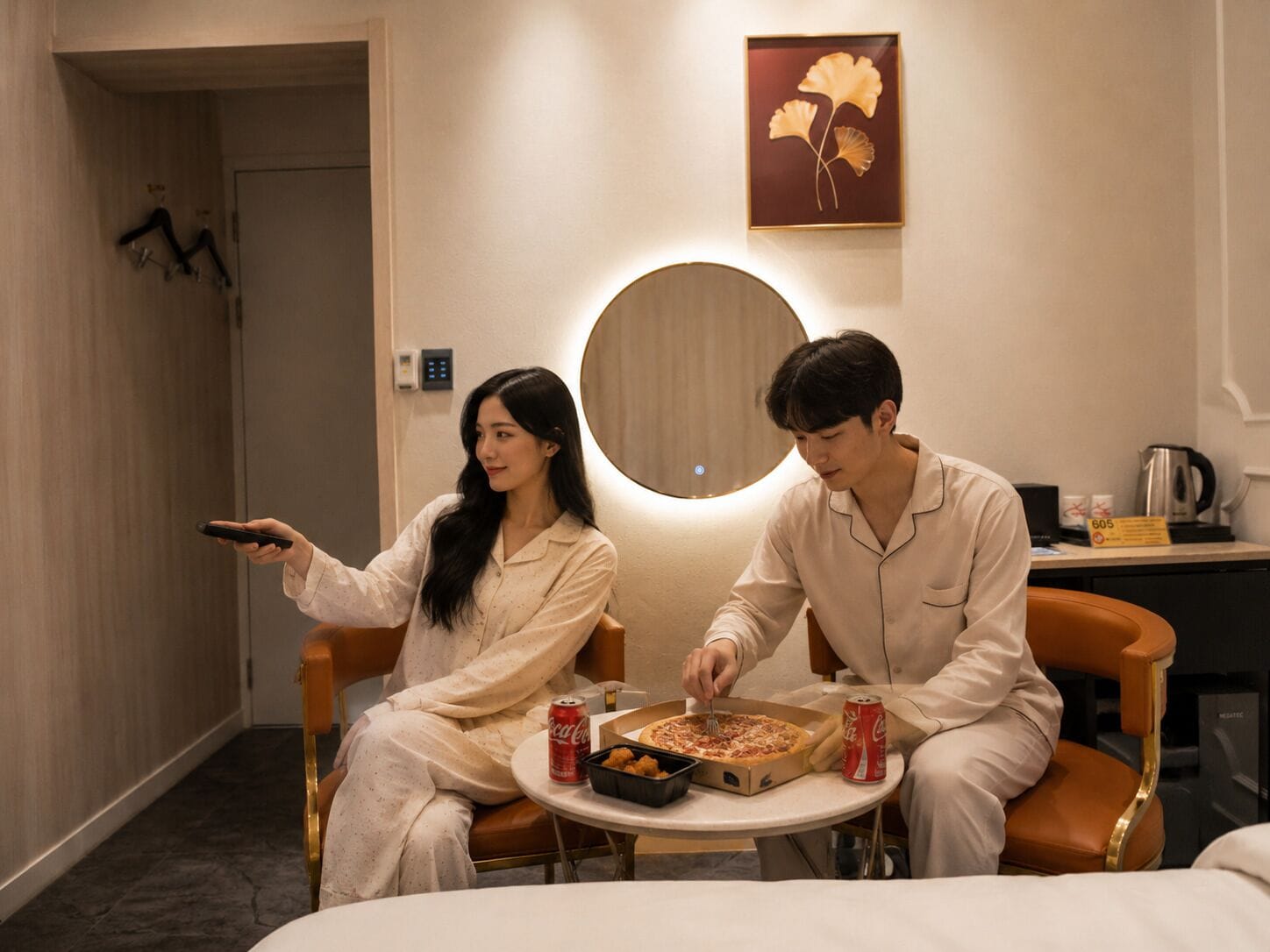 오로라 (디자인 랜덤배정) | 고급 침구, 오리/거위털 이불, 방음 설비, 무료 WiFi