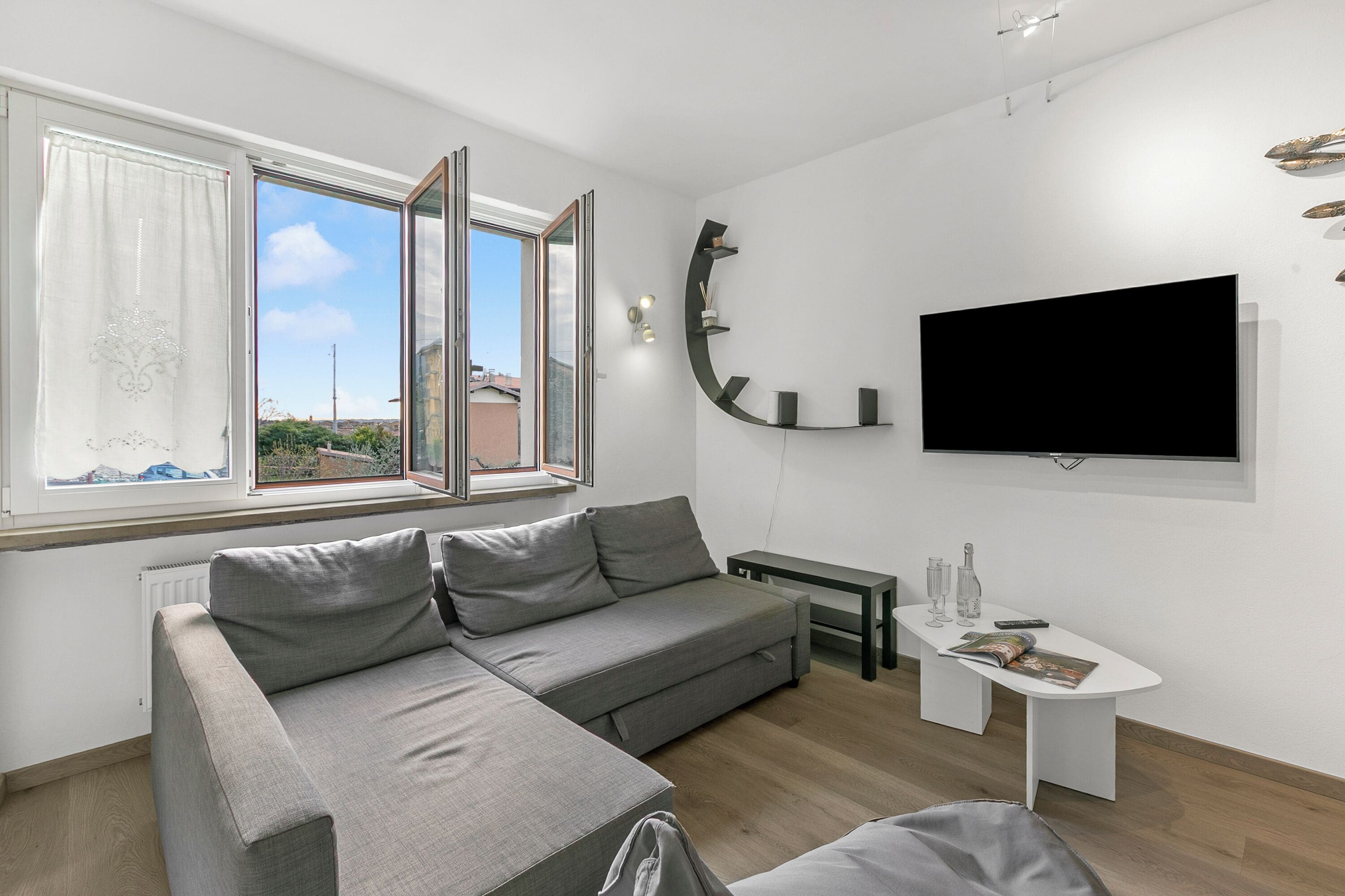 Familienapartment, Mehrere Schlafzimmer (Margherita Apartment) | Wohnbereich