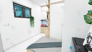 Basic Studio, Balcony, City View