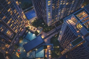 Comfort-studiolejlighed - balkon - delvis havudsigt | Balkon