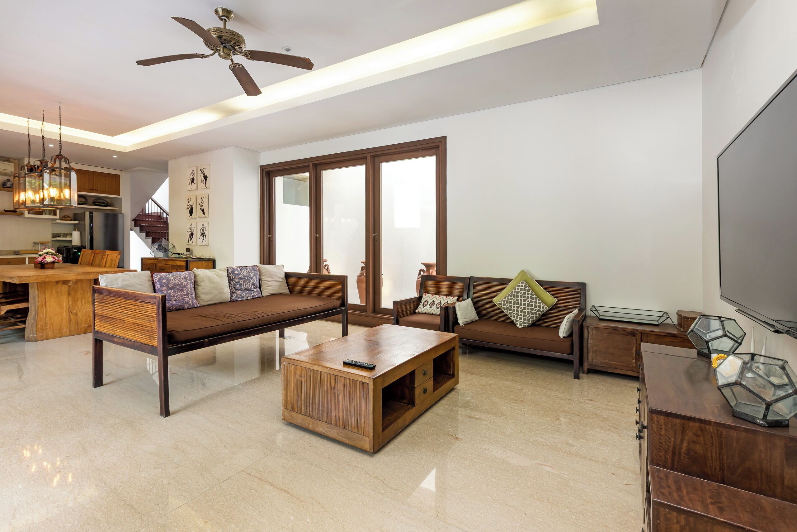 Villa, 3 Bedrooms, Private Pool | Living area