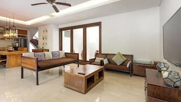 Villa, 3 Bedrooms, Private Pool | Living area