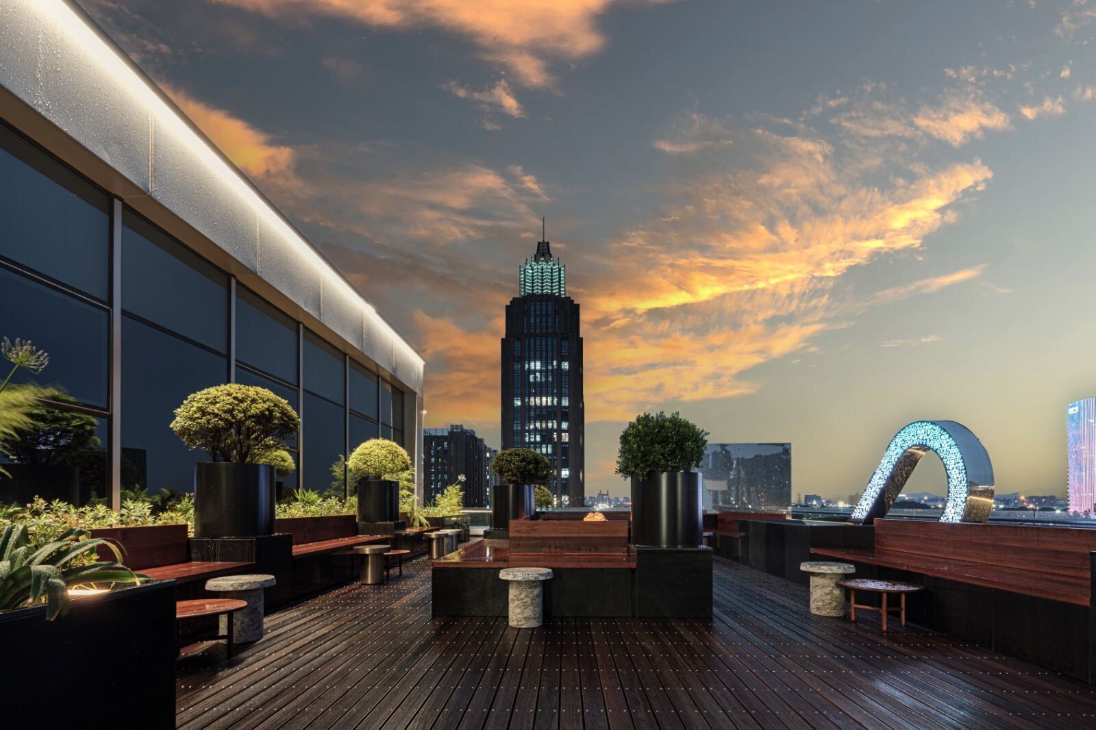 Khuôn viên nơi lưu trú