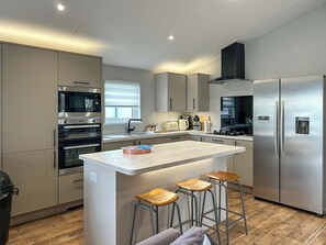 Dishwasher, high chair - 3 bedroom accommodation in Wemyss Bay Inverclyde (Wemyss Bay, near Inverclyde)