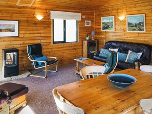 TV - The lodge is great for all the family and safe for the kids. (Acharacle, near Ardnamurchan)