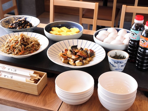 朝食ビュッフェ