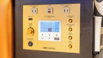 Premium bedding, down duvets, memory-foam beds, desk