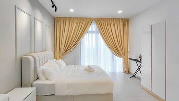 Apartment, 1 Katil Ratu (Queen) | Seterika/papan seterika, Wi-fi percuma, cadar katil