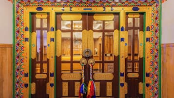 Interior entrance