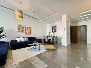 Living area - Saf-Saf Apartment in La Marsa (La Marsa)