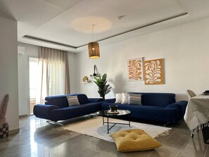 Living area - Saf-Saf Apartment in La Marsa (La Marsa)