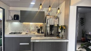 Private kitchen - Luxury Aparment in Chinacota with Studio Perfect for Remote Work (Chinácota)