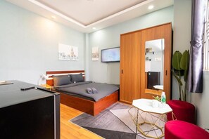 Monolocale Classic, balcone, vista città