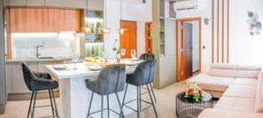 Interior - Modern Apartment With Balcony in the Center (Drnis)