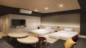 Superior 4 Beds, Non Smoking | Interior detail