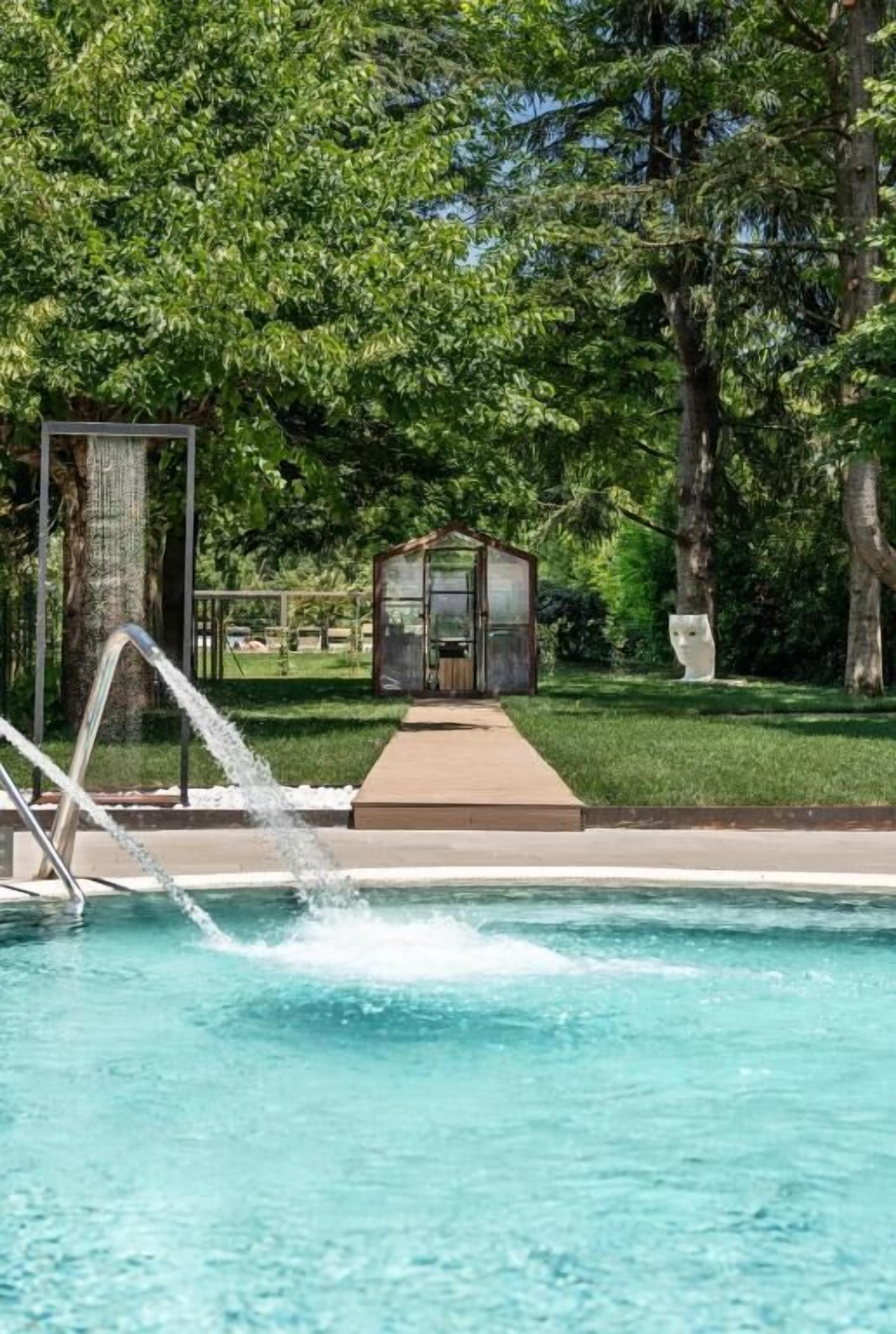 Indoor pool, outdoor pool, open 9:00 AM to 8:00 PM, sun loungers