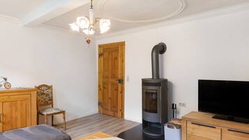 Fernseher, Kamin