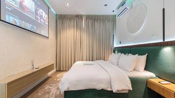 Habitació econòmica, balcó, vistes a la ciutat