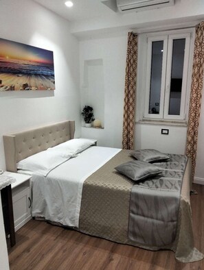 Camera doppia, vista città