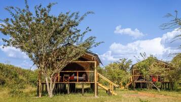 Zelt, Terrasse, Gartenblick | Unterkunftsgelände