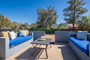 Terrace/patio - Beautiful Bright Airy Home w/ Hot Tub by Chapel of (Sedona)