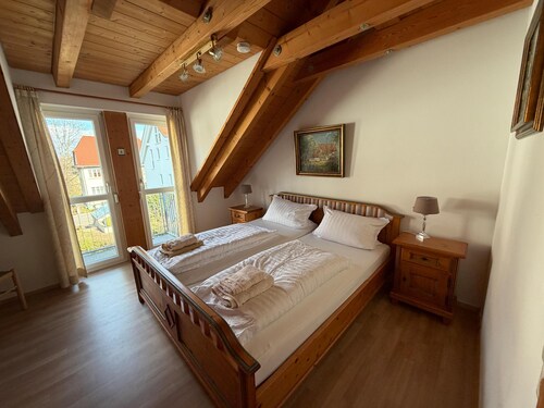 Moderne Ferienwohnung am Bodensee in Lindau mit Balkon